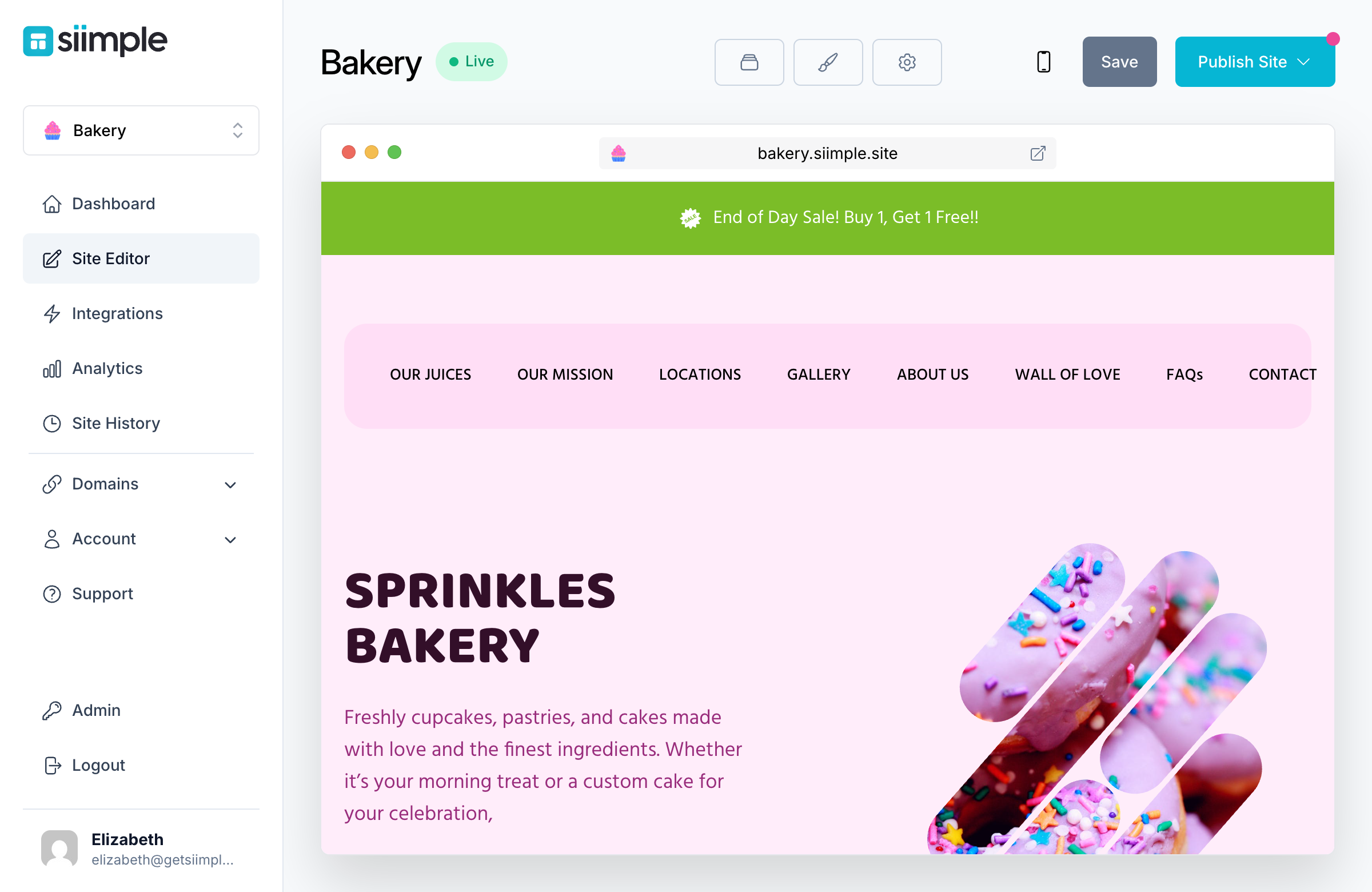 Create a Simple Bakery Website