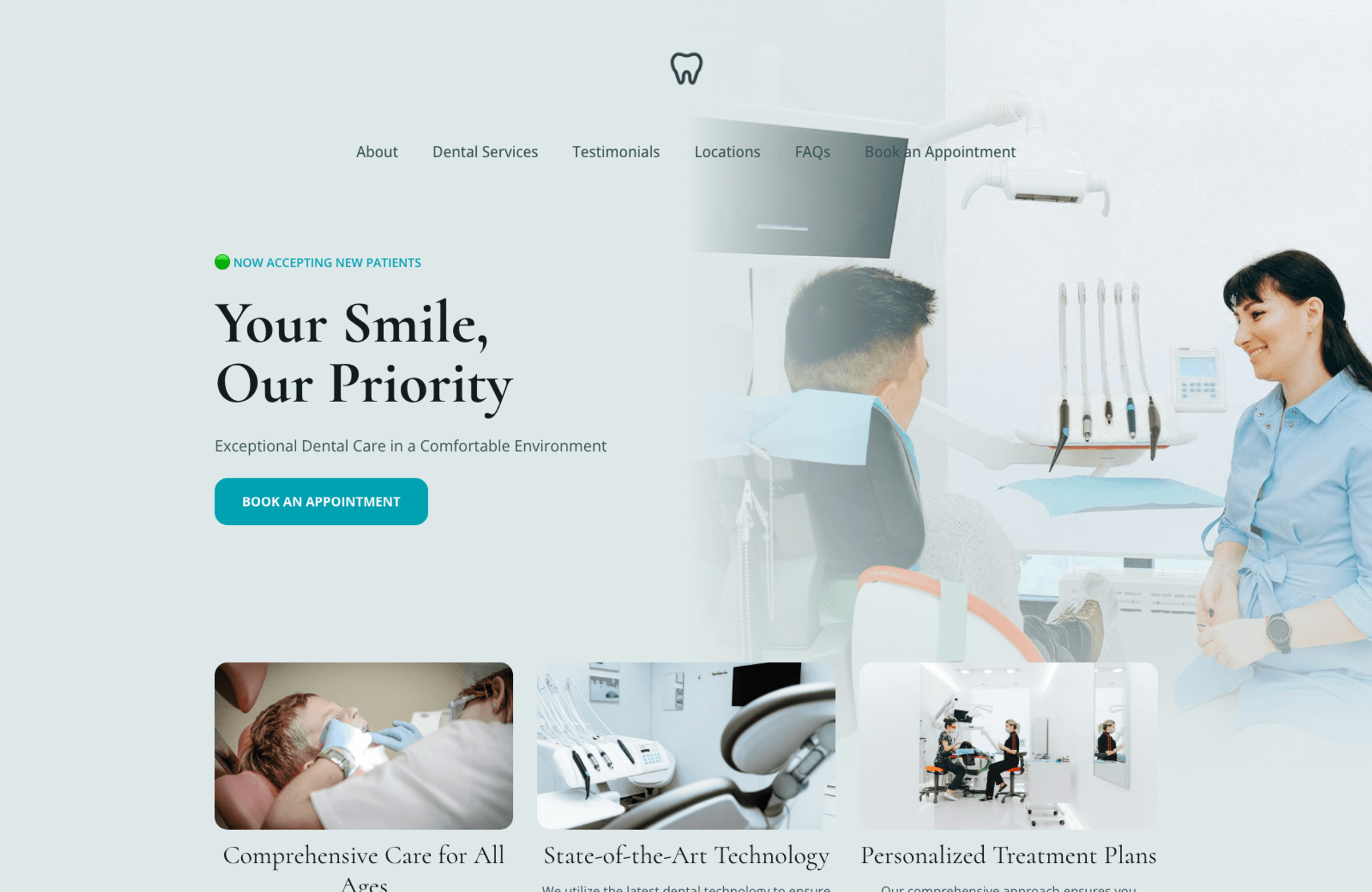 Stand out with a simple dentist website