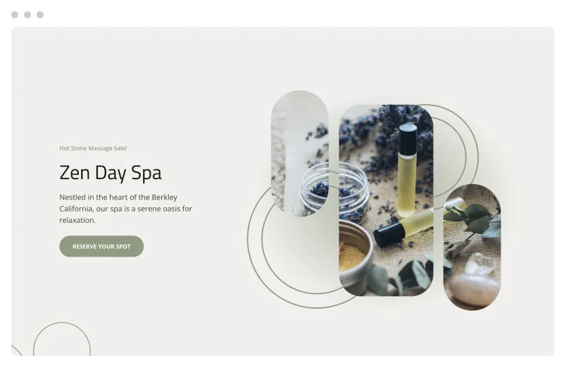 Stand out with a simple spa website