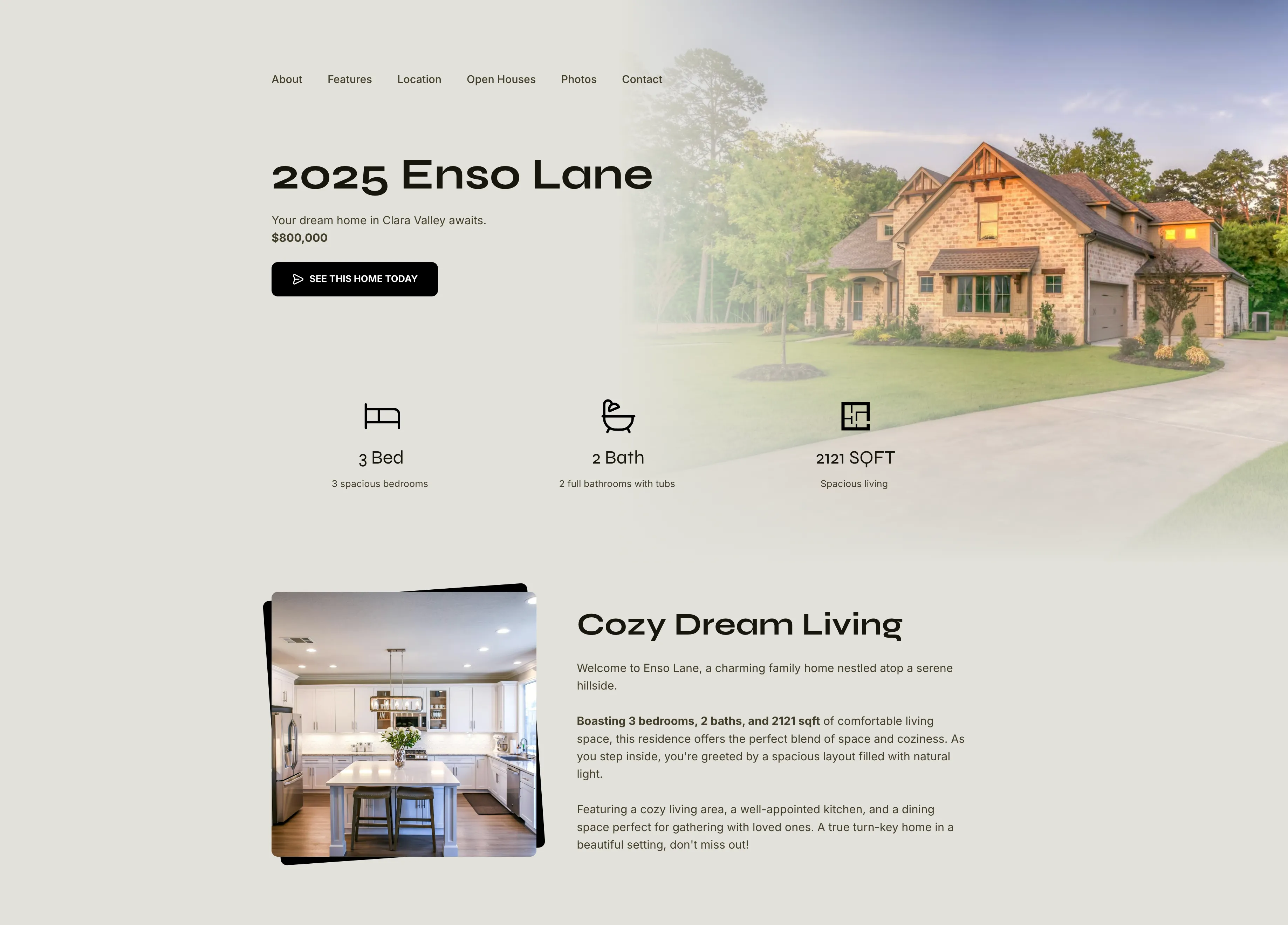 Stand out with a simple property website